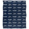 Longwood University Logo Pattern Silky Touch Blanket White 50x60 - 2 of 4