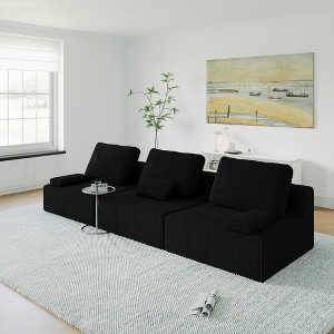 GDFStudio Adin 118.11'' Modern Modular Compressed Boucle 3-Seater Sectional Sofa - 1 of 4