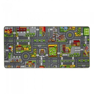 Universal Hobbies Large Street Play Carpet with Education Roads, City & Buildings - 52.4in x 37.4in PT-2911 - 1 of 1