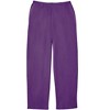 Collections Etc Elastic Waistband with Side Pockets Cotton Knit Pants - 3 of 4