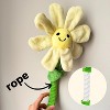 ZippyPaws Plush Toy - Pleated Flower Rope Toy,Teething Toy Suitable for Small and Medium-sized Dogs - 3 of 4