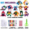 ArtCreativity Halloween Monster Craft Sewing Kit for Kids (12 Characters) - 4 of 4