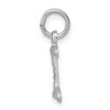 Black Bow Jewelry 14k White Gold, Isabelle Collection, Mini Letter I Initial Charm - 2 of 4