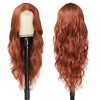 Jessie's Wig 28 Inch Long Wavy Wig Synthetic Hair Orange 1 Pc/Pack - 4 of 4
