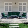 WestinTrends Avalon Outdoor 6-Piece Modular Sectional Patio Furniture Sofa Set, Navy Blue/Green - 2 of 4