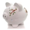 Child To Cherish 7.75 In Blue Tropical Punch Piggy Giraffe Turtle Monkey Decorative Banks - 2 of 4