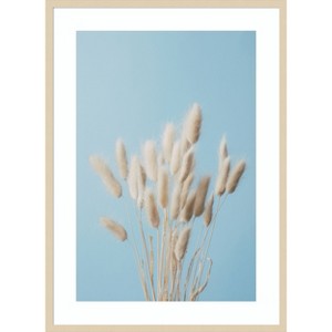 Amanti Art Bunny Grass No 3 by Pictufy Studio III Wood Framed Wall Art Print - 1 of 4