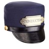 HalloweenCostumes.com    Kids Train Conductor Hat, Black/Blue/Brown - 4 of 4