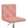 VECELO PU Leather Armless Office Chair, Adjustable Height & 360° Rolling Swivel for Home or Office - 4 of 4