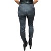 Women's Faux Skin Flat Front Jogger Pant - BIANCO - 3 of 3