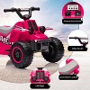 Jojoka 6V Kids Ride On ATV Quad Car, Electric 4-Wheeler w/1.76MPH Speed, Music, LED Lights, Push-Button Start, for Ages 3+ - 3 of 4