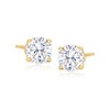 Ross-Simons 6.00 ct. t.w. CZ Jewelry Set: 3 Pairs Of Stud Earrings in 18kt Gold Over Sterling - 3 of 4