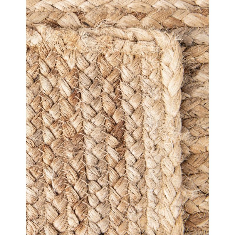 Unique Loom Braided Jute Area Rug, 4 of 8