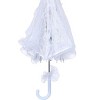 HalloweenCostumes.com  Women Women's White Lace Parasol, White - 2 of 3