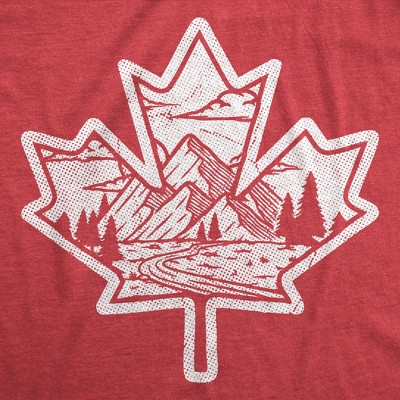 Мужские футболки Crazy Dog T-Shirts, Inc. Mens Funny T Shirts Canadian Maple Leaf Sarcastic Nature Graphic Novelty Tee for Men - Crazy Dog Men's T Shirt For Canadians Red XL — фото 2