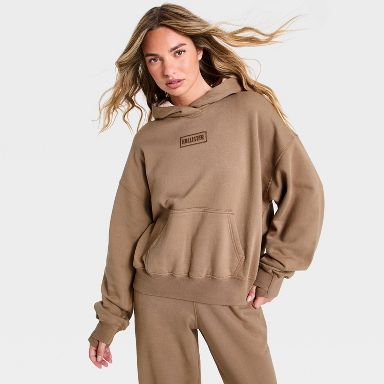 Women's Fleece Hoodie - Brown XS The Hollister Collection at Target