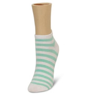 Memoi Classic Stripe Soft-Fit Cotton-Rich Low Cut Happy Sock - 1 of 2