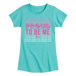 Girls' - Barbie - Proud To Be Me Fitted Short Sleeve Graphic T-Shirt - 1 of 4