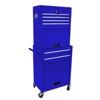 Maggift Tool Boxes and Totes Rolling Chest Storage Cabinet, Garage Organizer, Tool Multifunctional Storage Box, Blue, 20.08"*20.87"*51.99" - 2 of 4