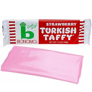 Bonomo Turkish Taffy Bars 1.5 oz – Classic Chewy Candy in Vanilla, Chocolate, Strawberry & Banana (Single, Multi-Pack & Variety Pack) - 1 of 4