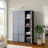 Mlezan 71" Metal Locker: Steel Storage for Bedroom, Gym, School, Office, or Garage.Ideal for Employee or Personal Use. - 4 of 4