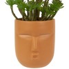 Northlight Mini Artificial Succulent in Face Planter Pot - 5.5" - 4 of 4