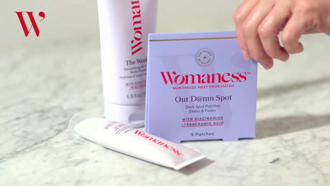 Womaness Out D@mn Spot Dark Spot Micro-dart Patches with Tranexamic Acid &#38; Niacinamide Menopause Skincare - 9ct, 2 of 8, play video