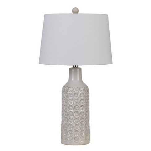 28 Regina Ceramic Table Lamp With, Audrey Woven Shade Table Lamp