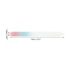 Unique Bargains Dual-Color Glass Multifunctional Nail File Manicure Tool Pink Gradient 4 Pcs - 2 of 4