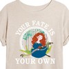 Women's - Disney - Merida Your Fate Is Your Own Oversized Graphic T-Shirt - 2 of 4