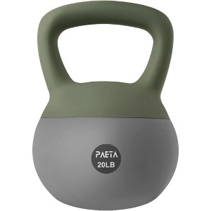 PAETA Soft Kettlebell for Home Fitness ¨C Anti-Slip Grip & Wide Handle Design,Soft Kettlebell set, Gentle Floor-Friendly Impact ¨C 10lbs, 15lbs, 20lbs - 1 of 4