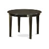 5-Piece Round Cappuccino Finish Solid Wood Top Dining Table with 4-Chairs with - 3 of 4