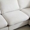 99'' Fabric Modular L-Shaped Sectional Sofa with Free Combination and Oversized Design - 4 of 4