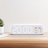REGALWOVEN Dimmable LED Alarm Clock, 3-Level Brightness 6.5"L x 1.0"W x 1.8"H 1 Pc - 2 of 4