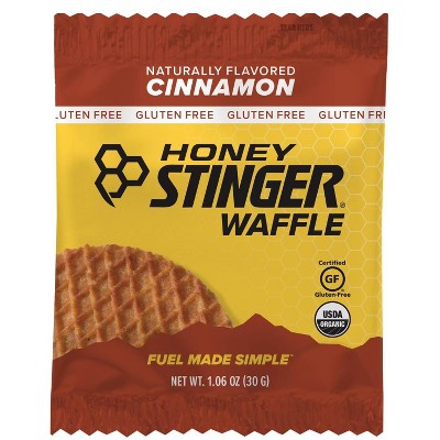 Honey Stinger Gluten Free Cinnamon Waffle Nutrition Bar