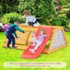 Safstar 5-in-1 Indoor Jungle Gym Montessori Climbing Toys with Slide for Toddlers Wooden - 4 of 4