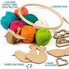 NAYSAYE Yarn Bird Craft Kit DIY String Art Creative Craft Set for Ages 6 7 8 9 10 Girl Perfect Gifts, 11"*11"*2.57" - 3 of 4