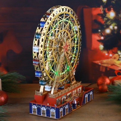 Mr. Christmas Animated LED Worlds Fair Grand Ferris Wheel Christmas Decoration in Botswana at
