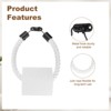 Unique Bargains  Jute Rope Wall-Mounted Toilet Paper Holder with Metal Hook - 3 of 4