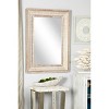 Olivia & May Metal Intricately Carved Wall Mirror Brown: Farmhouse Style, Iron Frame, No Assembly Required - image 2 of 4