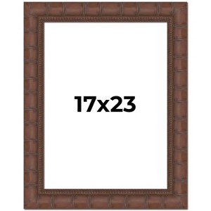 PosterPalooza | 17x23 Wide Bamboo Picture Frame, UV Acrylic, 4 Finishes - Brown, Black, Silver, and Natural - 1 of 4