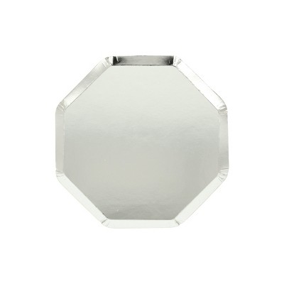 Meri Meri Silver Cocktail Plates (Pack of 8)
