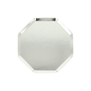 Meri Meri Silver Cocktail Plates (Pack of 8) - 1 of 2