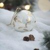 Whisen D3.9" Christmas Ball Ornaments, Glass Decorative Hanging Ball Christmas Tree Ornaments, Set of 6 - 4 of 4
