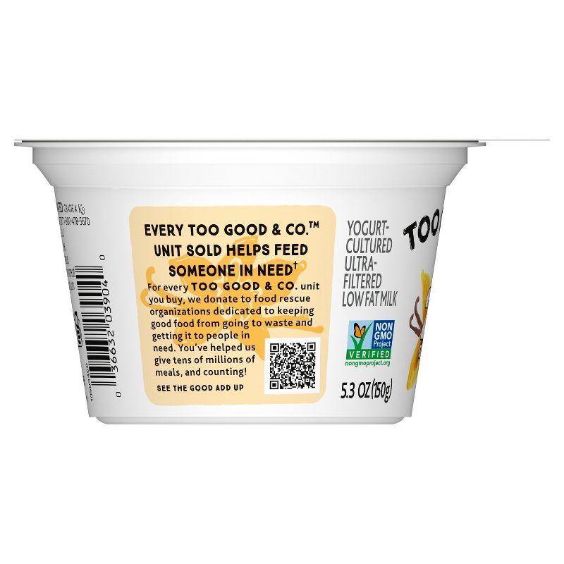 Two Good Low Fat Lower Sugar Vanilla Greek Yogurt - 5.3oz Cup, 4 of 15