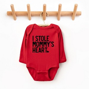 The Juniper Shop I Stole Mommy's Heart Baby Long Sleeve Bodysuit - 1 of 3