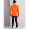 Lars Amadeus Men's Lightweight Ruffle Shawl Collar Draped Open Front Cardigan - 3 of 4