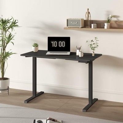 NicBex 55 Inch Electric Standing Desk,Adjustable Height Home Office Desk with Metal Frame for Study Room,Bedroom and Office