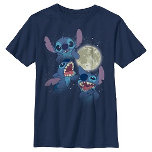 Boy's Lilo & Stitch Moon and Stitch T-Shirt - 1 of 4