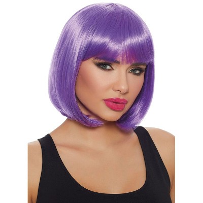 lilac bob wig
